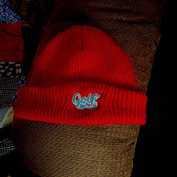 GOLF Red Beanie - Picture 1 of 3